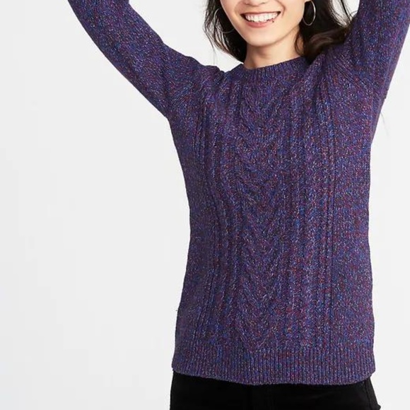 Old Navy Sweaters - Old Navy CABLE-KNIT CREW-NECK SWEATER FOR WOMEN